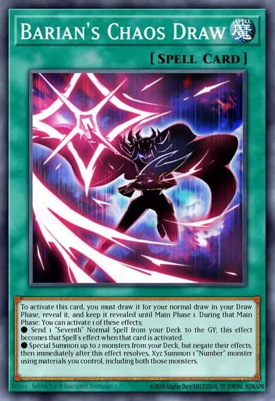 Sorteio do Caos de Barian — Carta Yu-Gi-Oh!