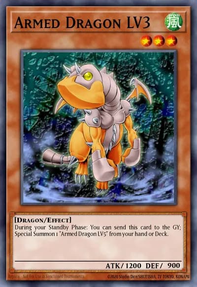 Armed Dragon LV3 — Carta Yu-Gi-Oh!