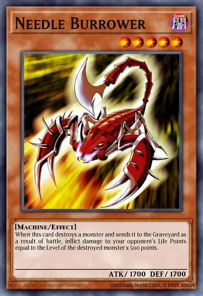 Escavador de Agulhas — Carta Yu-Gi-Oh!