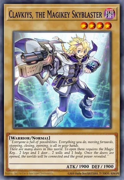 Clavkiys, the Magikey Skyblaster — Carta Yu-Gi-Oh!