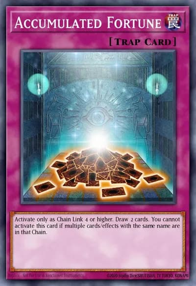 Fortuna Acumulada — Carta Yu-Gi-Oh!