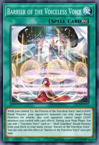 Barreira da Voz Silenciosa — Carta Yu-Gi-Oh!