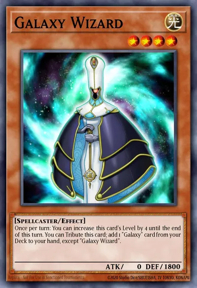 Galaxy Wizard — Carta Yu-Gi-Oh!