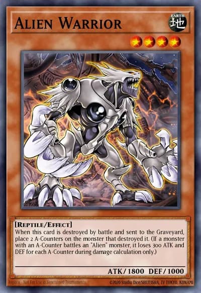 Alien Warrior — Carta Yu-Gi-Oh!