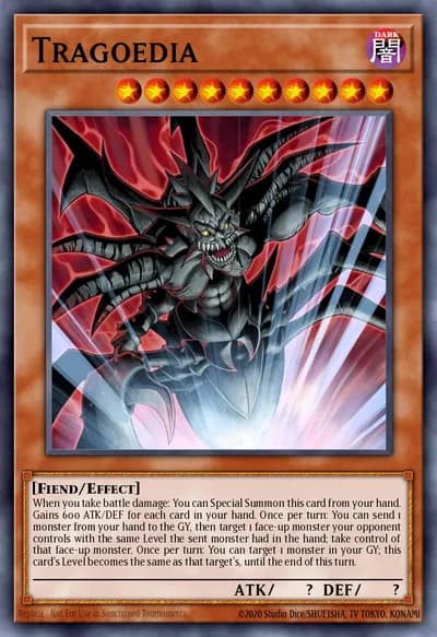 Tragoedia — Carta Yu-Gi-Oh!