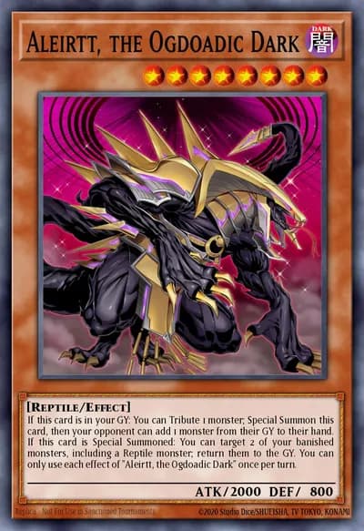 Aleirtt, a Ogdoadic Dark — Carta Yu-Gi-Oh!