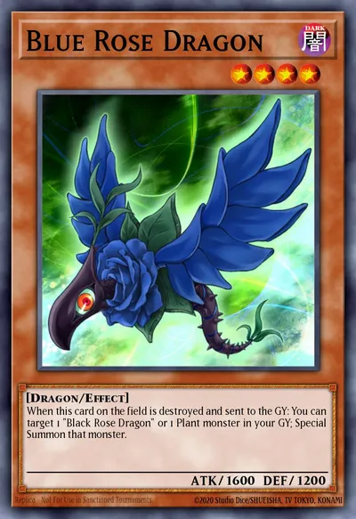 Dragão Rosa Azul — Carta Yu-Gi-Oh!