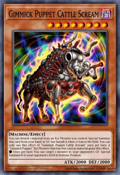 Gimmick Puppet Cattle Scream — Carta Yu-Gi-Oh!