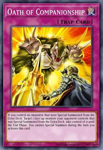 Juramento de Companheirismo — Carta Yu-Gi-Oh!
