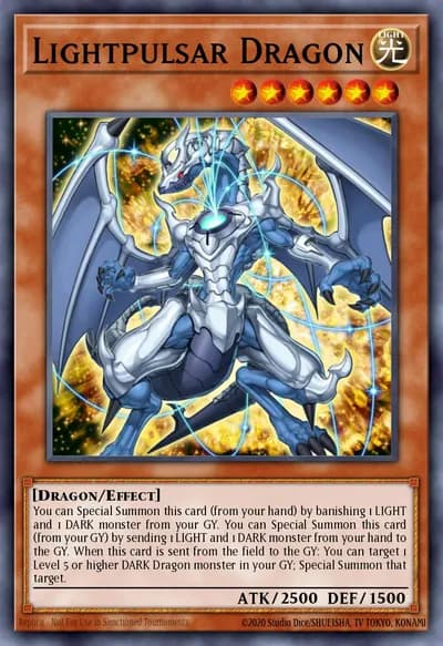 Dragão Pulsaluz — Carta Yu-Gi-Oh!
