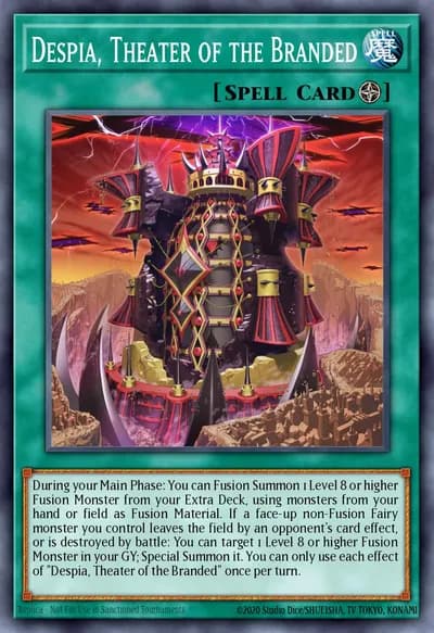 Despia, Theater of the Branded — Carta Yu-Gi-Oh!