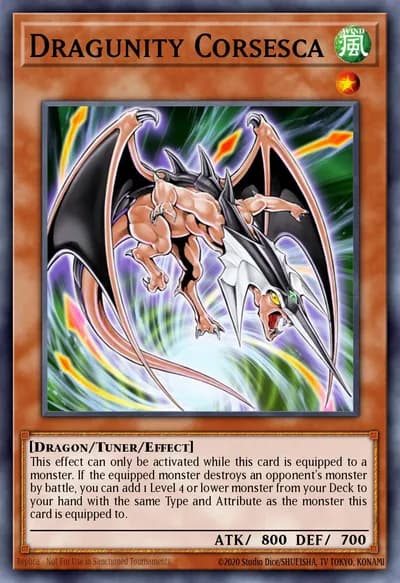 Dragunity Corsesca — Carta Yu-Gi-Oh!