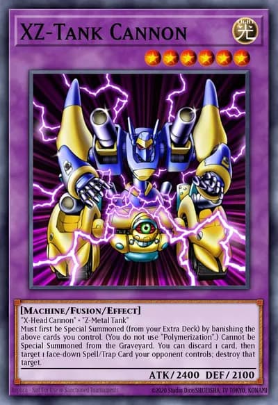 XZ-Tank Cannon — Carta Yu-Gi-Oh!
