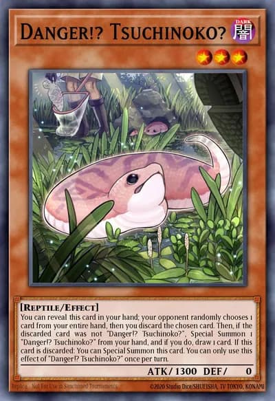 Danger!? Tsuchinoko? — Carta Yu-Gi-Oh!