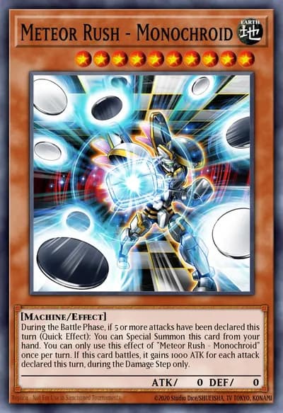 Meteor Rush - Monochroid — Carta Yu-Gi-Oh!