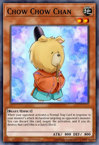 Chow Chow Chan — Carta Yu-Gi-Oh!