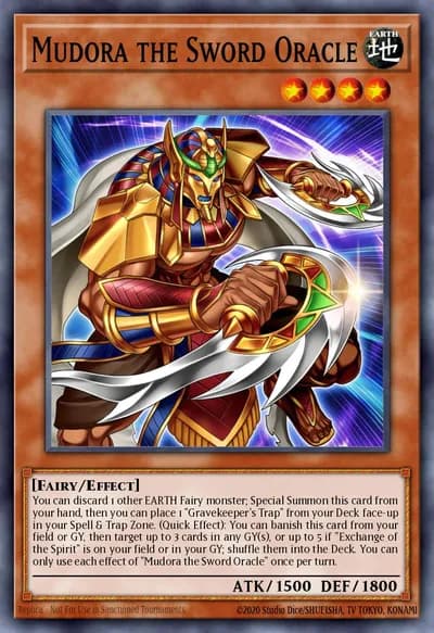 Mudora the Sword Oracle — Carta Yu-Gi-Oh!