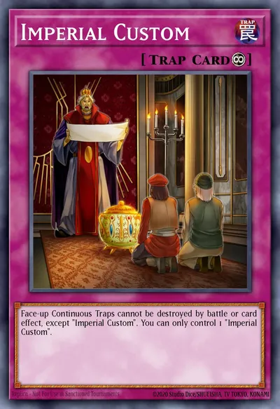 Costume Imperial — Carta Yu-Gi-Oh!