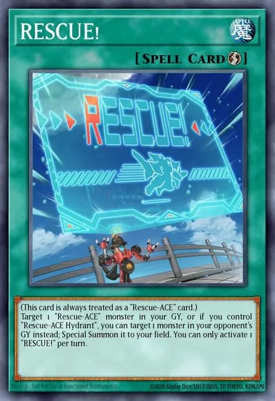 RESCUE! — Carta Yu-Gi-Oh!