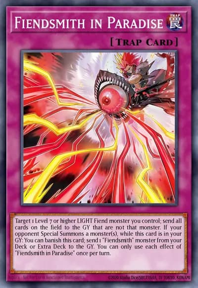 Fiendsmith no Paraíso — Carta Yu-Gi-Oh!